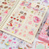 EAMOTOL 100 Sheets Kawaii Girls Stickers Kit for Journaling - Cute Sweet Cartoon PET Transparent Collage Scrapbooking Supplies Sticker Decal for J...