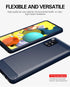 Samsung A71 5G case,Galaxy A71 5G case with HD Screen Protector, Soft TPU Slim Fashion Non-Slip Protective Phone Case Cover for Galaxy A71 5G (Nav...
