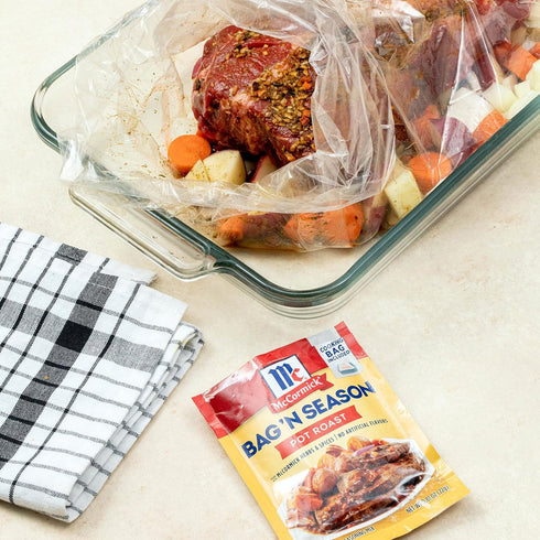 McCormick Bag 'n Season Pot Roast Cooking Bag & Seasoning Mix, 0.81 oz (Pack of 6)...