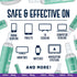 | Powered by Nano Magic Screen Cleaner 6oz Spray Bottle | Optical Grade Solution, Streak-Free Shine | Electronic Wipes Ideal for Touchscreen, Phon...