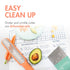 Boon DIVVY Baby Solid Food Prep Starter Kit - Includes 11x14 Silicone Placemat, Grater, and Crinkle Cutter - Baby Feeding Set - Baby Food Cutting ...