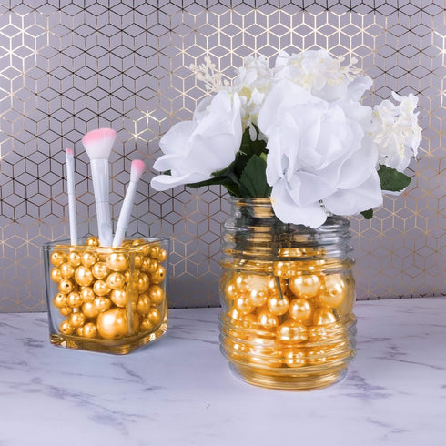 Super Z Outlet Elegant Glossy Polished Pearl Beads for Vase Fillers, DIY Jewelry Necklaces, Table Scatter, Wedding, Birthday Party Home Decoration...