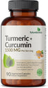 Futurebiotics Turmeric + Curcumin 1500 MG per Serving, Antioxidant, Joint & Digestion Support with BioPerine for Enhanced Nutrient Intake, Non-GMO...