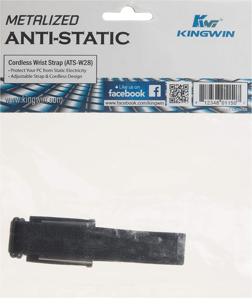 Kingwin Anti-Static Cordless Wrist Strap, Protect Your PC from Static Electricity. Adjustable Strap Fits Your Wrist Comfortably, Ground Yourself w...