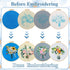 LOMOHOO 4 Sets Flower Embroidery Kit for Beginners, Needlepoint Stamped Cross Stitch Starter Kits, Stitch Learning DIY Kit with Cut Flower Pattern...