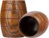 IUAQDP 2 Pieces Novelty Wood Barrel Shaped Wooden Drinking Beer Tea Cup Home Decor New Camping Cup Wood Coffee Mugs...
