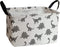 Rectangular Storage Bin Shelf Basket Canvas Fabric Toy Box,Waterproof Coating Nursery Hamper with Handles,Gift Basket for Home,Office,ClothesBooks...
