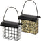 FORUP Suet Bird Feeder, Hanging Suet Feeder, Single Suet Cake Bird Feeder, One Suet Capacity, 2 Pack...