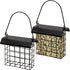FORUP Suet Bird Feeder, Hanging Suet Feeder, Single Suet Cake Bird Feeder, One Suet Capacity, 2 Pack...