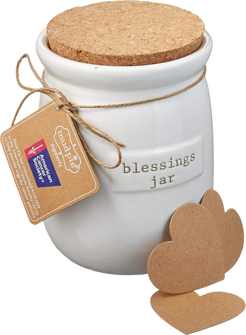Mud Pie Inspirational Count Your Blessings Jar Set...