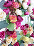 Florist Flower Wreath Rose Garland for Home Wall Wedding Decoration (Champagne-Heart-Shaped)...