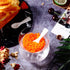 Glass Caviar Chiller Server Set Plus 6 Pcs Caviar Spoons Caviar Serving Set 2.76 to 3.54 Inches Mother of Pearl Spoon Shell Spoon Round Handle, Un...