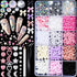 FANDAMEI Nail Art Kit, Nail Charms And Gems, Nail Art Charms, Nail Design Kit, Rhinestones For Nails, Nail Gems, Bow Nail Charms, Bow Charms For N...