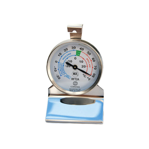 Comark RFT2AK Refrigerator/Freezer Thermometer Stainless Steel Construction, Grey...