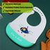 myHomeBody Waterproof Baby Bibs, Baby Bib Catcher, Baby Bib with Food Catcher, Baby Bibs Reusable, Cute Baby Bibs Silicone, Fish Ship, 1pc...