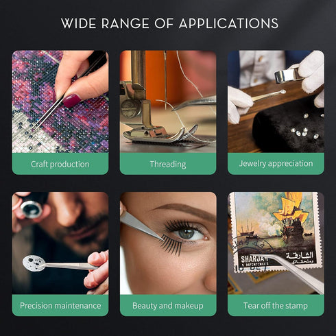 4 Pieces Precision Soldering Tweezer ESD Industrial Electronic Tweezers Tool Set Include Fine Point Tip Straight Tweezer and Locking Curved Tip Pr...