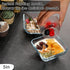 NUTRIUPS Glass Bowl Glass Mixing Bowls Set Glass Salad Bowls Glass Cereal Bowls Glass Serving Bowls Microwave Safe Clear Glass Bowls for Mixing, S...