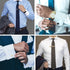 CASDAN Men's Cufflinks and Tie Clips Set for Men Classic Tie Bar Clip Necktie Clip Tuxedo Shirt Cuff Links Set for Wedding Business and Daily...