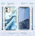 i-Blason Cosmo Series Case for iPhone 11 (2019 Release), Slim Full-Body Stylish Protective Case with Built-in Screen Protector, Blue, 6.1''...