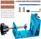 Pocket Hole Jig Kit Dowel Drill Joinery Screw Kit Carpenters Wood Woodwork Guides Joint Angle Tool All-In-One Drill Hole System Set -Upgrade Versi...