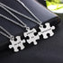 YEEQIN 3PCS We Will Always Be Connected Necklace Set, Best Friends Necklace for 3, Friendship Jewelry Gift for Sisters Friends...
