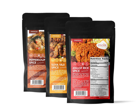 Colour Flavour Jollof Rice Spice | Tasty Smoky Jollof Rice in Minutes | The Perfect Seasoning for Rice | Made with Herbs and Superfoods | The Only...