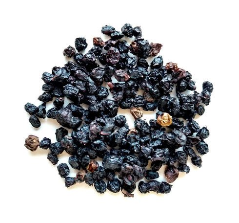 Reiki Charged Elder Berries Elderberries Elderberry Sambucus Nigra Wildcrafted in Bulgaria Loose Leaf Dried Berries 0.7 oz bag Small Sample Tea...