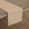 Solino Home Beige Linen Table Runner 36 Inch – 100% Pure Linen Classic Hemstitch Table Runner 14 x 36 Inch – Machine Washable Dining Table Runner ...