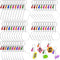200Pcs Blank Keychains for Vinyl, Acrylic Keychain Blanks Bulk with 5 Shapes Clear Acrylic Disc Leather Tassel Charms Key Chains Jump Ring for DIY...