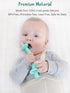 Giftty Teething Tube with Safety Shield Baby Hollow Teether Sensory Toys Gum Massager, Food-Grade Silicone for Infant 3-12 Months Boys Girls, 1 Pa...