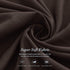 Subrtex Wrap Around Bed Skirt Elastic Elegant Soft Fabric Ruffled Fade Resistant Replaceable (Full, Chocolate)...