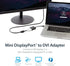 StarTech.com Mini DisplayPort to DVI Adapter - Mini DP to DVI-D Converter - 1080p Video - VESA Certified - mDP or Thunderbolt 1/2 Mac/PC to DVI Mo...