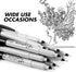 Ultra Fine Point Black Permanent Markers, 36 Pack Ultra Fine Point Black Permanent Marker set, Works on paper, Plastic, Stone, Glass, Metal...