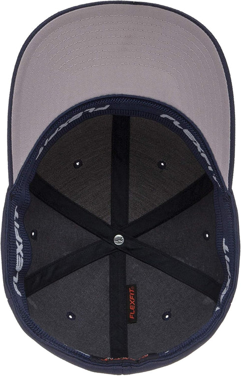 Flexfit Men's Athletic Baseball Fitted Cap, Navy, S/M...