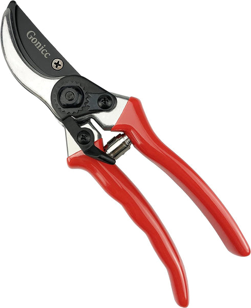 gonicc 8" Professional Sharp Bypass Pruning Shears (GPPS-1002), Tree Trimmers Secateurs,Hand Pruner, Garden Shears,Clippers For The Garden, Bonsai...