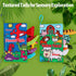 2 PCS High Contrast Crinkle Baby Books 0-6 Months Interactive Sensory Baby Toys 9-12 Month Montessori Activities Touch Feel Infant Book 0-3-6 Mont...
