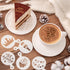 JULBEAR Birthday Cookie Stencils, 36 Pieces Reusable Coffee Decoration Stencils Templates Tools for Cookies Baking Painting Dessert Decoration DIY...