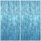 KatchOn, XtraLarge, Blue Foil Fringe Curtain - 8x3.2 Feet, Pack of 2 | Blue Backdrop Curtain for Under The Sea Party Decorations | Ocean Backdrop ...