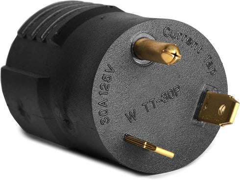 WEN GNA530 TT-30P RV Plug to NEMA L5-30R Twist-Lock Outlet 120V 30-Amp 3600-Watt Adapter...
