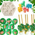 JeVenis Set of 5 Jungle Safari Animal Cake Mold Jungle Safari Animal Cupcake Decoration Jungle Animals Cookie Cutters Jungle Safari Animal Cake De...