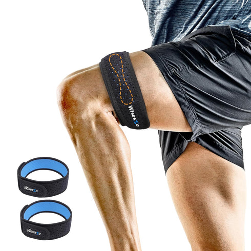 IT Band Strap, Adjustable Iliotibial Band Syndrome Brace, Athletic Stabilizer for Men, Women, Knee Support Strap for Running, Cycling, Hiking, Exe...