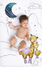 JumpOff Jo - Fitted Mini Crib Sheet for Portable Crib, Playard, and Playpen Mattresses and Mats, Soft 100% Cotton, 24 in. x 38 in. - Llama and Mam...
