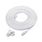 Cable Matters Cat6 Snagless Long Flat Ethernet Cable 50 ft in White with Nail-in Cable Clips...