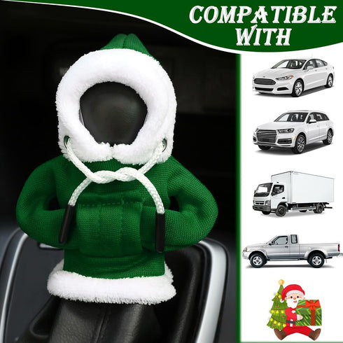 Car Gear Shift Boot Cover Sleeve Protector with Non-slip Denim for Automatic Transmission Stick Shifter (Green)...