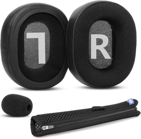 Cloud Alpha Replacement Ear Pads Ear Cushions Compatible with HyperX Cloud Alpha,Cloud II,Cloud III,Cloud Alpha S Gaming Headset Headband Earpads ...