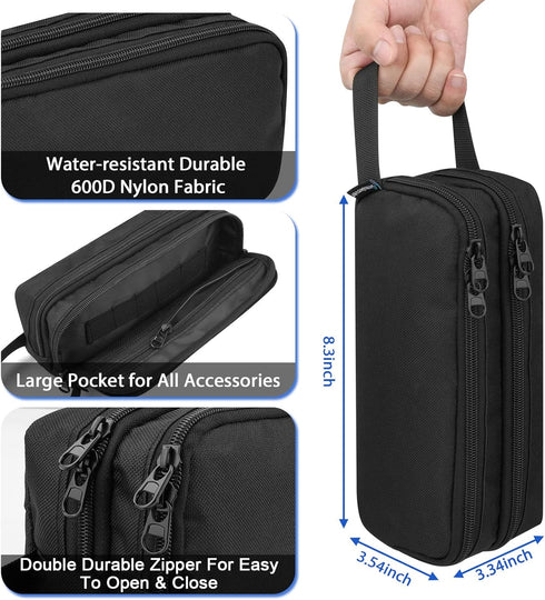 Carrying Case Compatible for AstroAI/for AZUNO Digital Tire Pressure Gauge with Inflator, Waterproof All-in-One Tire Pressure Gauge Protective Sto...
