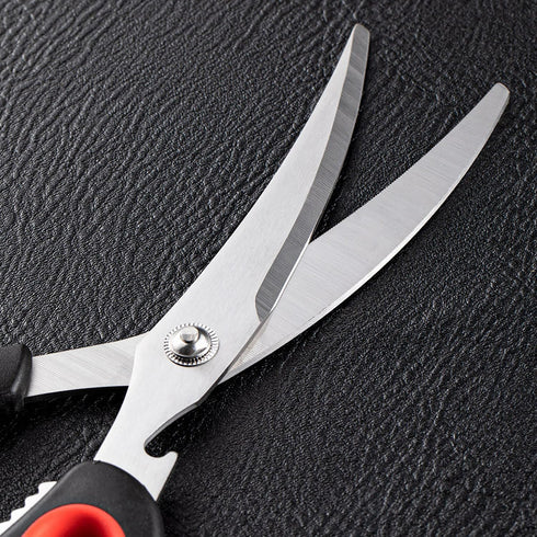 Kitchen Scissor Heavy Duty Poultry Shear All Purpose BBQ Meat Steak Food Cooking Cutting Stainless Steel Ultra Sharp with Toothing Blade...
