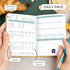 Clever Fox Food Journal Pocket - Daily Food Diary, Meal Planner to Track Calories & Nutrients, Weight Loss Tracker Notebook, 4x5.5” (Amber Yellow)...