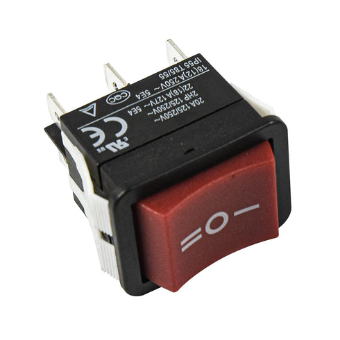 HQRP On-Off-On Power Switch Compatible with KEDU HY12-9-5, Grizzly G4015Z Combo Lathe Power Tools, 20A 125V, 6-Pin, UL Listed...