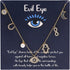 SLOONG Evil Eye Bracelet Anklet Hamsa Hand Bracelet 14K Gold Plated Dainty Bracelet Anklet White Blue Cz Pendant Bracelet Anklet for Women, Adjust...